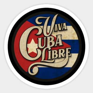 Viva Cuba Libre Sticker